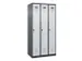 locker voor scheiding van kleding,HxBxD 1850x900x500mm,3vak