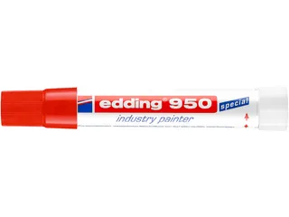 Viltstift edding 950 pastamarker industry rond 10mm rood - 1