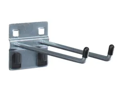 dubbele haak,v. perfoplaat,L 150mm