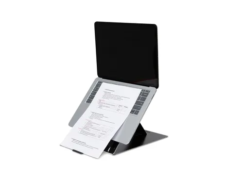 Tablet en laptopstandaard in 1 R-Go Riser Duo voor 10-22 inch Zwart
