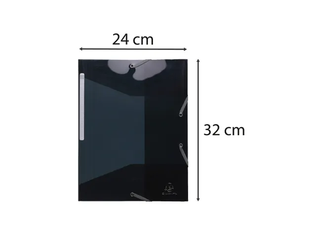 Elastomap IDERAMA PP 3klep A4 zwart