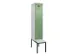 locker met bank,voor scheiding van kleding,HxBxD 2120x400x815mm,1vak
