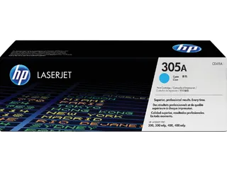 HP CE411A 305A Toner Cyaan Originele Tonercartridge - 1