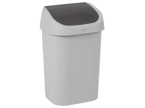 Curver vuilnisbak Mistral Swing recycled PVC antraciet 25 Liter
