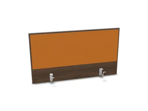opzetpaneel bureau aanbouw achter NV bruin hickory BN3005-geel 1000mm
