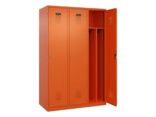 locker voor scheiding van kleding,HxBxD 1850x1200x500mm,3vak - 1
