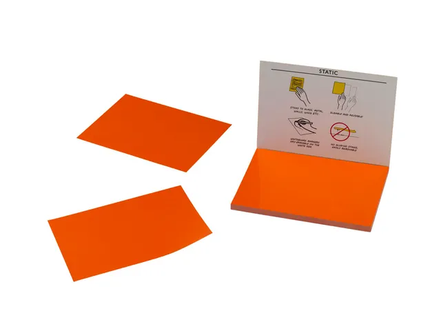Statische Brainstorm Notitieblokjes 100x70mm Oranje 100 vel