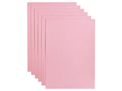 Kopieerpapier Papicolor A4 200gr 6 vel babyroze