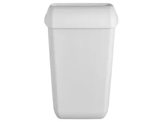Afvalbak Quartzline open inworp 23 liter wit 441402 - 1