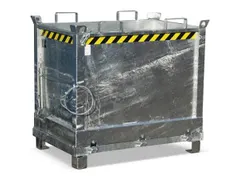 benne à fond ouvrant HxLxl 1160x800x1200mm 0 75m³ Œillets de grue