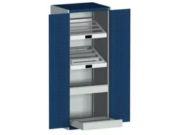 systeemkast HxBxD 2000x800x650mm CNC-lade 2laden Ral7035 Ral5010