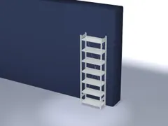 dossierstelling,grondveld,HxBxD 2350x750x335mm,vaklast 60kg