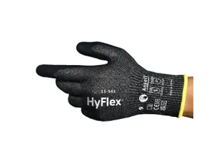 Ansell Hyflex 11-543 snijbestendige handschoenen, zwart, maat 9, per 1 - 1