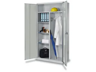 dossier-/kledingkast,HxBxD 1950x1000x500mm,kleur deuren RAL7035 - 2