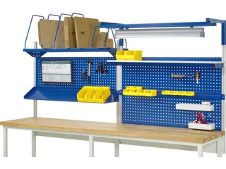 opbouwelement,v. werkbank,HxBxD 1380x3000x3000mm,draagverm. 100kg - 2