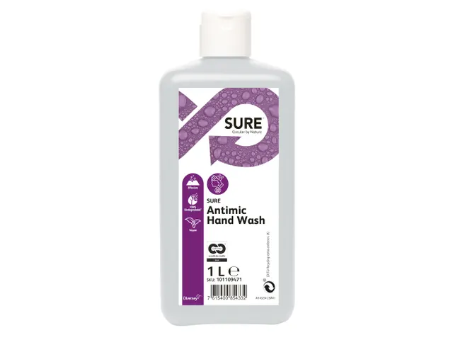SURE Antimic Hand Wash 10x1 Liter Antimicrobiële handzeep