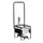 schoenpoetsmachine,v. binnen/buiten,HxBxD 820x330x330mm,romp RVS