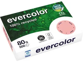 Evercolor gekleurd Gerecycleerd Papier A4 Roze - 2