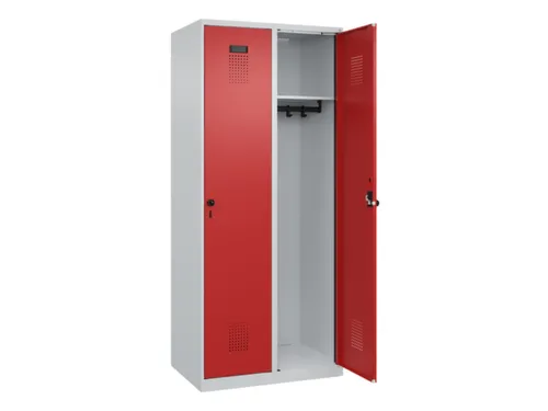 locker,HxBxD 1850x800x500mm,2vak,vak B 400mm,draaigrendel