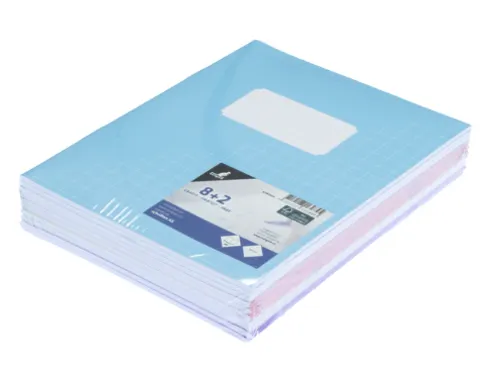 Schrift Kangaro A5 ruit 10mm 80pagina's 60gram 10stuks pastel assorti