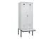 locker met bank,voor scheiding van kleding,HxBxD 2120x800x815mm,2vak