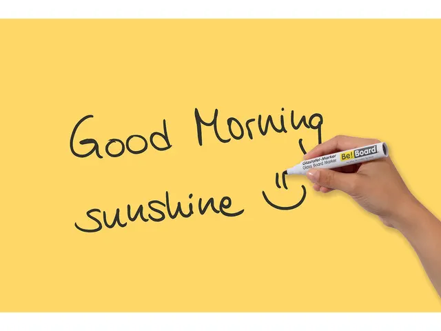 Glasmagneetbord Be!Board zonnegeel 60x40cm