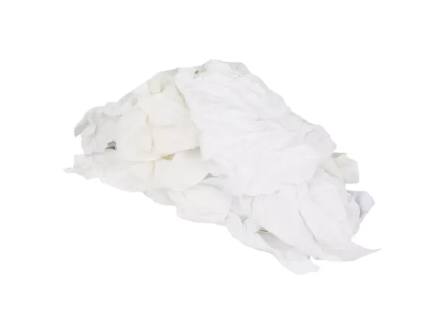 Poetslappen P25720 WL1 witte lappen katoen 1e kwaliteit 10kg