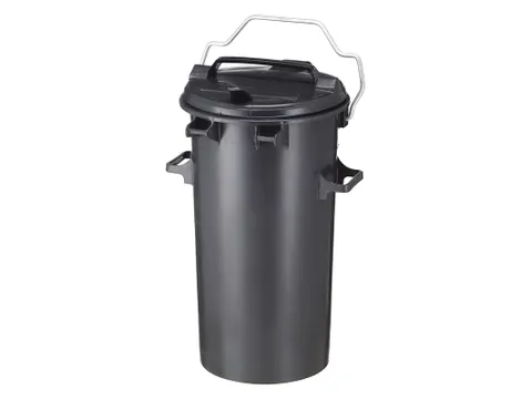 Kunststof Afvalbak 50 Liter Donkergrijs