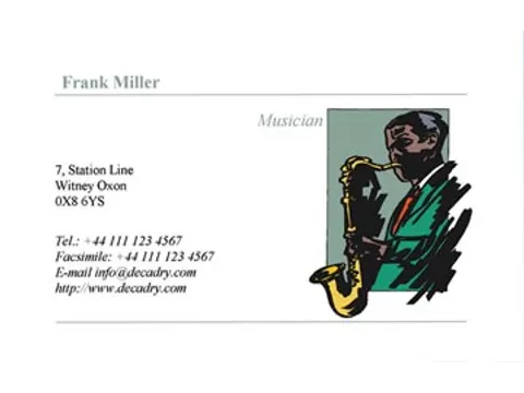 Decadry Visitekaarten MicroLine 85x54 mm