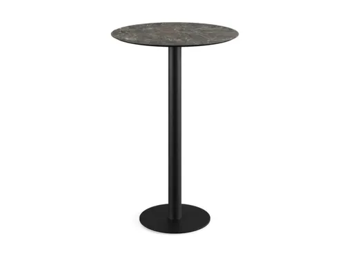 statafel,HxØ 730x700mm,rond,schotelvoet van staal