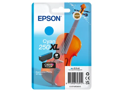 Inktcartridge Epson 250XL T16P24 blauw