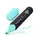 Markeerstift Schneider Job pastel kleur turquoise