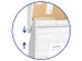 Wandfolderhouder CEP 5-vaks wit/transparant