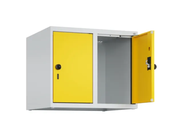opzetkast,v. locker,2vak.,vak B 300mm,HxBxD 500x600x500mm,draaigrendel