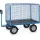Handtrekwagens 6445l 1000kg 1600x900mm Draadgaas Wanden Luchtbanden