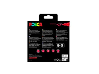 Paintmarker Uni POSCA PC-5BR brushpunt M assorti 8st - 3