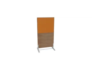 scheidingswand,HxB 1545x800mm,NT-cherry,BN3005-geel - 2