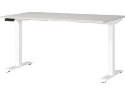 Elektrisch ihv bureau,HxBxD 720-1200x1400x800mm,blad lichtgrijs