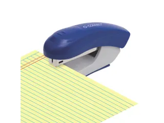 Q-connect Nietmachine Plastic Half Strip 20vel Blauw - 2