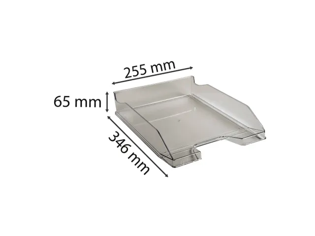 Brievenbak COMBO MID I grijs/glossy/trans