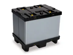 Vouwbare Palletbox Pp/pe Hxlxb 700X800X600Mm 215L 6Poten