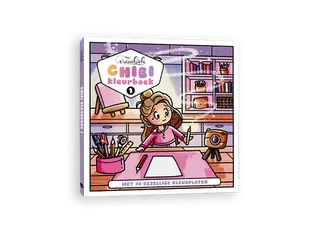 Kleurboek 1 CreaChick Chibi 40 kleurplaten - 1