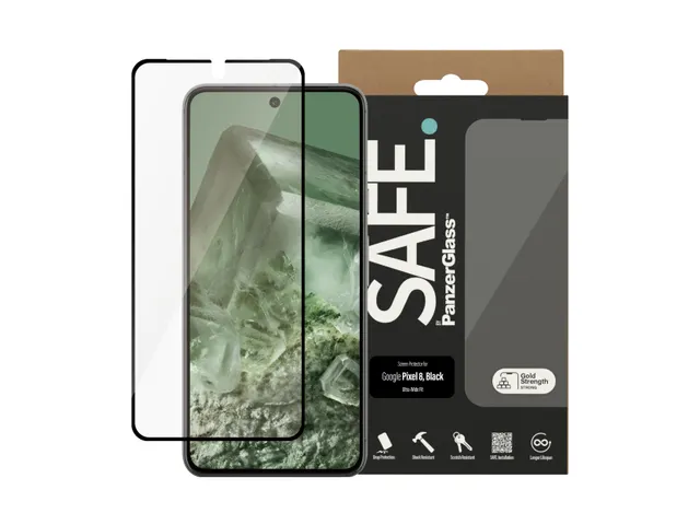 PanzerGlass SAFE. by Screen Protector Google Pixel 8 | Ultra-Wide F