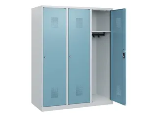 schoollocker,HxBxD 1530x1200x500mm,3vak,vak B 400mm,cil.-slot - 1