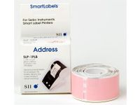 Seiko SLP-1PLB adresetiketten roze 28x89mm
