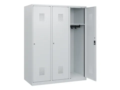 schoollocker,HxBxD 1530x1200x500mm,3vak,vak B 400mm,cil.-slot