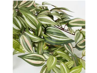 Kunstplant Mica Tradescantia hangend groen 45x25cm - 2