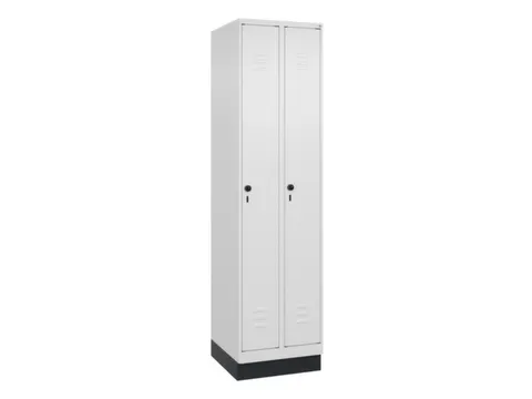 locker,HxBxD 1950x500x500mm,2vak,vak B 250mm,draaigrendel,sokkel