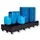 Opvangbak Hdpe 2470x870x270mm V. 6x220l M. Poten Pe Plaat Geperf.