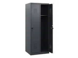 schoollocker,HxBxD 1530x600x500mm,2vak,vak B 300mm,draaigrendel